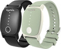 EmeTerm Explore FDA-Cleared Galaxy Black and Mint Green Anti-Nausea Wristband IP67 Waterproof Morning Motion Travel Sickness Vomit Relief Rechargeable No Gel Drug Free Without Side Effects (2 Pack)