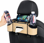 4-in-1 car organizer back seat, Multi-Pocket backseat car cup holder, Universal back seat cup holders for cars, car organization, for Travel & Daily Use (METER)