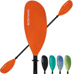 Kayak Paddles with Alloy Shaft and PP Blade, Floating Kayaking Oars, Adjustable 230-250 cm/90-98 Inches, 210-230 cm/82-90 Inches
