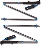 Black Diamond Distance Z Trekking and Running Poles, Pair of Foldable, Lightweight, Fixed Length Aluminum Hiking Poles