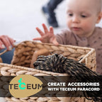 TECEUM 5/32" Paracord Rope 1000 – 1000ft / 200ft / 100ft / 50ft – Tactical Parachute Cord 4mm – 45+ Colors – Nylon String for Survival & Camping Gear – Stripe Cord for Survival – Utility Rope