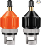 Shappy 2 Pieces Inflatable Boat SUP Pump Adaptor Air Pump Converter Air Valve Adapter Conventional Air Pump Adapter Pumping Head Connector for Inflatable Kayak Stand Up Paddle Board