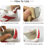 Dr. Foot’s Heel Grips for Kids and Women, Self-Adhesive Heel Cushion Inserts for Girls and Boys Prevent Heel Slipping, Rubbing, Blisters, Foot Pain - 4pairs (Beige+Black)