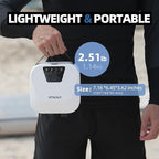 CYCPLUS 20PSI High Pressure Smart SUP Air Pump, Rechargeable Battery-Powered, Intelligent Dual Stage Inflation & Deflation, Auto-Off Air Pump for Stand Up Paddle Boards,Surfing Kite, Tent, Mattress