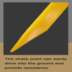 AITIME 30 Pcs 9 Inch Plastic Tent Stakes, Durable Garden Lawn Tarp Stakes, Tent Spikes Nails Pegs Hammer for Outdoor Beach Camping Courtyard Decorative Accessories