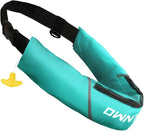 Owntop Manual Inflatable Belt Pack, Adults Swim Jacket with Blowpipe & Whistle, 24g CO2 Cylinder Included, Low Profile for Kayaking, Fishing, Paddle Sports