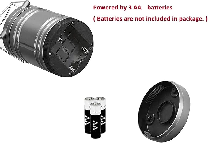 Camping Lantern, Battery Powered LED Lanterns for Hurricane Power Outage, 4 Pack