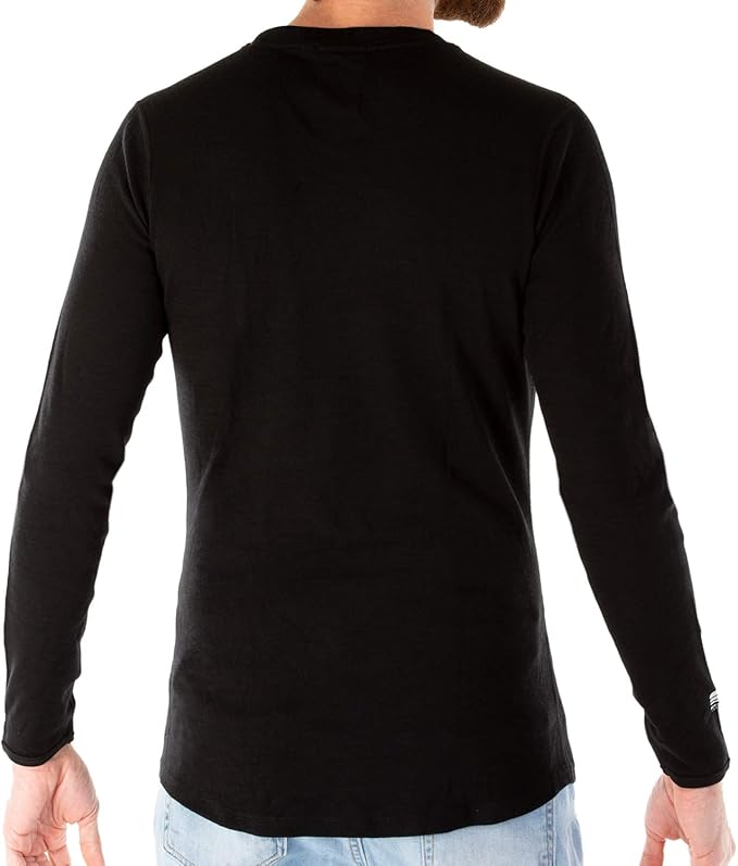MERIWOOL Mens Base Layer - 100% Merino Wool Midweight Long Sleeve Thermal Shirt