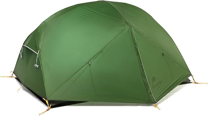 Naturehike Mongar Backpacking Tent, 3 Season Ultralight Lightweight Double Layer Free Standing Tents for Camping Hiking Cycling