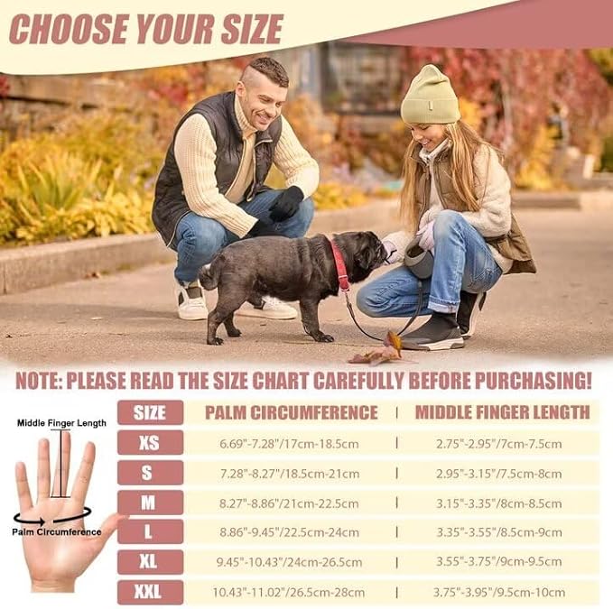 Pixel Panda Winter Gloves for Men Women Warm Touchscreen Gloves for Cold Weather Thin Water-Resistant Windproof Non-Slip Gloves for Cycling, Driving, Running, Hiking