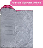 Tudomro 2 Pcs Camping Sleeping Bag for Adults, Lightweight Packable Waterproof Camping Gear Equipment to Keep Warm for Spring Summer Fall Indoor Outdoor Backpacking Hiking Travel