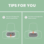 BOTTLE BOTTLE Insulated Water Bottle 24 oz with Handle and Flip Tops Lids Stainless Steel Water Bottle Push Button Lid Leak proof Portable for Running Travel Sports Hiking green