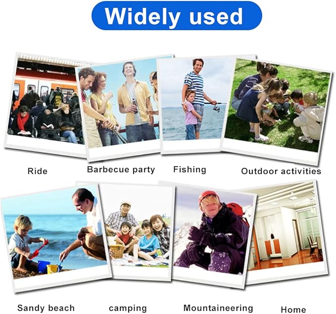 Folding Camping Stool Portable Outdoor Chair Use Height 14 inchs Fishing Chair Seat for Camping Fishing Hiking Gardening and Beach Maximum Weight Capacity 300 lbs (Blue)