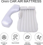 Inflatable Car Air Mattress Back Seat Bed with Air Pump,53 "x 32.6" Portable Thickened Car Travel Camping Sleeping Air Mattress Blow Up Bed for Small Car Universal SUV