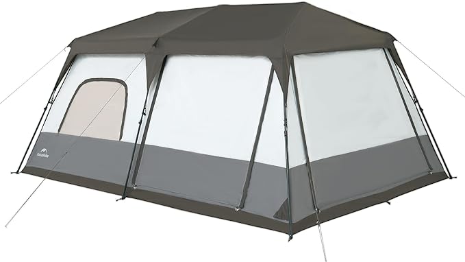 Naturehike Cape 4/6/8 Person Camping Tent, 60S Easy Setup Instant Tent Pop up Tent, Waterproof Large Tall 6/8 Person Tents for Camping, Car Camping