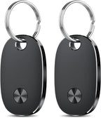 Air Tracker Tags-4 Pack, Bluetooth Tracker Works with Apple Find My APP (iOS Only), Keys Finder and Item Locator for Luggage, Backpack, Suitcases, Replaceable Battery, IP67 Waterproof Tracking Tag