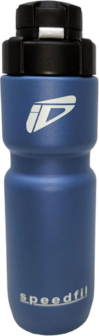 Speedfil Speedflask 21 oz. Vacuum Insulated Stainless Steel Cycling Sports Water Bottle with NEW Bounce Back Lid 2.0 (blue)