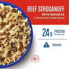 Mountain House Beef Stroganoff with Noodles | Freeze Dried Backpacking & Camping Food | 6-Pack