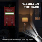 Emergency Fire Blanket, 1 Pack Fiberglass Flame Retardant Fire Blankets Emergency for Home, Kitchen, Car, Office, Grill, 39.4X 39.4inch Fire Extinguisher Blanket