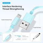 [ Apple MFi Certified ] iPhone Charger 3ft, Lightning to USB Cable 3 Feet, Fast Apple Charging Cable Cord 3 Foot for iPhone 14 Pro Max/13 Pro Max/12 Mini /11 Pro/11/XS/XR/8/7/6s/6/5S/iPad/Air.