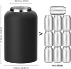 Zenbo One Gallon Jug with Straw, 128 oz Double Wall Vacuum Insulated Sports Water Bottle, Keeps Cold up to 48 Hours, Leak-Proof & Sweat-Proof Stainless Steel Water Jug for Gym, Outdoor & Camping