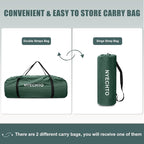 Self Inflating Sleeping Pad with Electric Pump, 3.14" Ultra-Thick Memory Foam Sleeping Mats for Camping,Easy Inflate&Deflate,9.5 R-Value Insulated Camping Mattress Pad with Pillow for Car Travel Tent