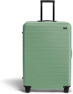 Away Large Checked Luggage, 29 Inch Hardside Suitcase with Spinner Wheels, Lightweight & Durable, TSA Lock, Sea Green