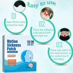 Motion Sickness Patches for Cruise 14PCS - Motion & Sea Sickness Patches Non drowsy Behind Ear for Adults and Kids - for Dizziness NauseaandVertigo.