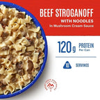Mountain House Beef Stroganoff with Noodles #10 Can Freeze Dried Survival & Emergency Food 10 Servings