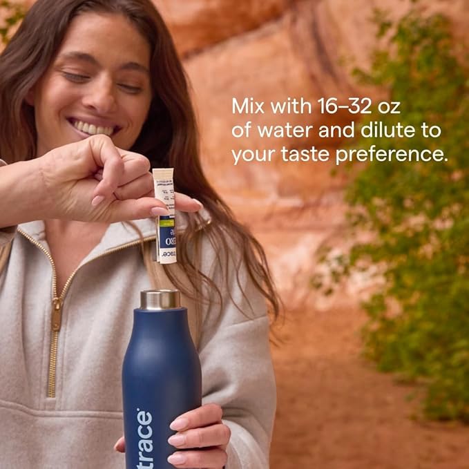 Trace Minerals ZeroLyte - Drink Mix Powder Supports Hydration & Energy - Aids Healthy Nerve & Muscle Function - Support Heart & Digestion Health - Salty Mango, 30 Packets (30 Servings)