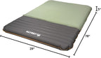Klymit Klymaloft Extra Large Inflatable Air Bed, Sleeping Pad, Compact, Portable, Inflatable, Supportive, Hybrid, Airplane, Camping, Backpacking, Hammock, Pillow, Grey