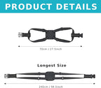 Travelkin Luggage Straps for Suitcases, Luggage Bungee Straps for Attaching Bags, Travel Essentials for Suitcases Add a Bag (Black)