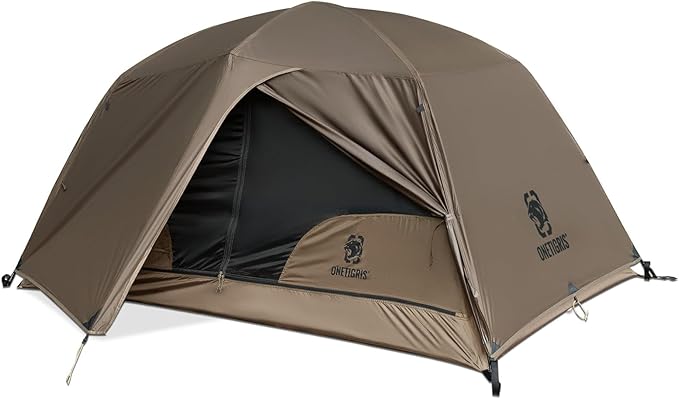 OneTigris COSMITTO 2 Person Backpacking Tent Shelter- Free Standing Lightweight Waterproof 3 Season Camping Tent for Outdoor Hiking Mountaineering