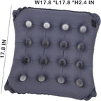 Inflatable Seat Cushion, Portable Air Seat Chair Cushions for Pressure Relief Breathable Waffle Square Seat Pad for Home Car Wheelchairs Office Chairs and Airplanes (2PCS)