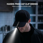 M70 EDC Flashlight 1100 Lumens, USB-C Rechargeable Pocket Light with Clip, 5 Modes Compact LED Light for Camping, Hiking, Emergency (Black)