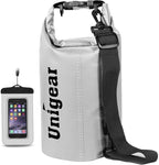 Unigear Dry Bag Waterproof, 2L/5L/10L/20L/30L/40L Floating and Lightweight Bags for Kayaking, Boating, Fishing, Swimming and Camping with Waterproof Phone Case