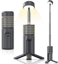 Telescopic Camping Lights,Rechargeable Camping Lantern,Portable Outdoor Tent Light,Hiking,Emergency,Fishing,Camping Essentials,IP54 Waterproof（Gray）