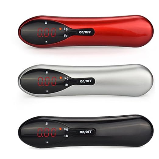 Luggage Weight Scale, 2pcs Portable Electronic Luggage Scale, 50kg/110lb, Hanging Weight Balance, Travel Suitcase Case,for Travel(Red)