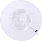 Connectyle Wide Brim Sun Hat for Men Breathable Cowboy Boonie Hat UPF 50+ Sun Protection Bucket Hat for Fishing Hiking