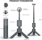 Telescopic Camping Light - 10500mAh Rechargeable Camping Lantern with Storage Bag, Dimmable Magnetic Tent Lamp, Waterproof Camp Light Outdoor Work Emergency Lights for Home Power Outage, Hiking -Gray
