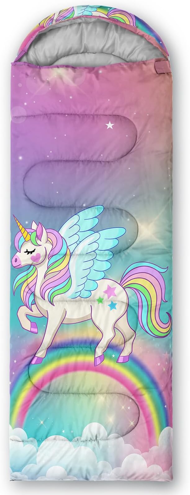 QOOMO Camping Sleeping Bags,3 Season Warm & Cool Weather,Lightweight,Waterproof Sleeping Bags for Adults & Kids,Traveling,and Outdoors,Camping Gear Equipment