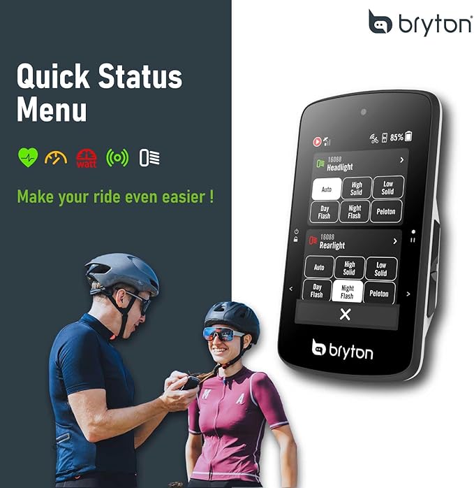 Bryton Rider 750SE 2.8 Inch Color LCD Touchscreen GPS Bike/Cycling Computer Offline USA Map, Compatible with Bike Radar, 40hrs Long Battery Life, Navigation with Turn-by Turn Follow Track Waterproof