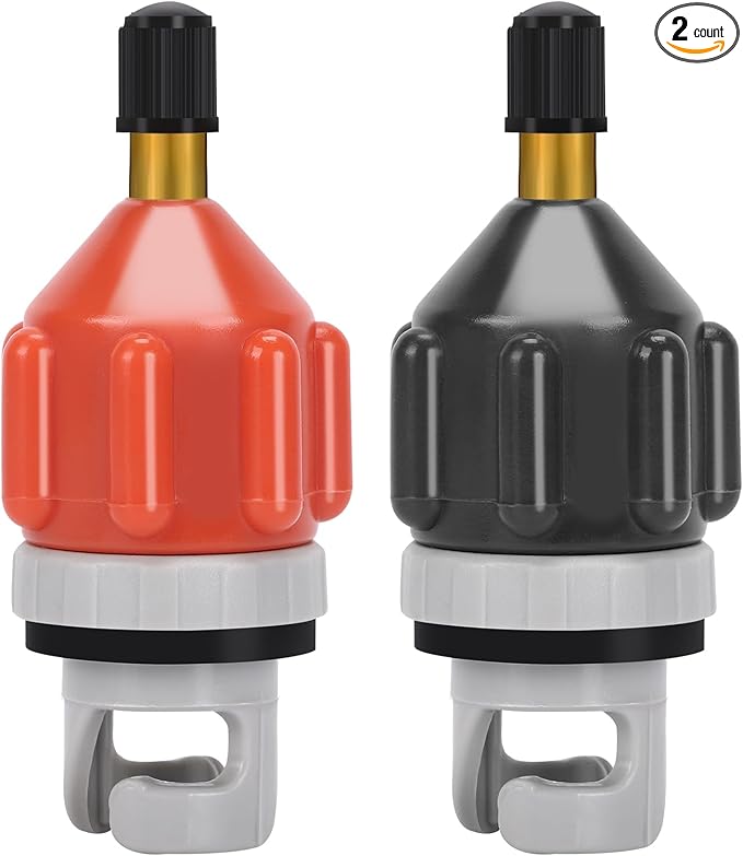 2pcs Stand Up Paddle Board Pump Adapter,Sturdy SUP Air Adapter,Strong Sealing Air Valve for Inflatable Kayak Stand Up Paddle Board