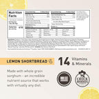 Roundhouse Provisions by Chuck Norris Emergency Food Bars - High Calorie Lemon Shortbread, 14 Vitamins & Minerals - Whole Grain Sorghum, 5-Year Shelf Life - Survival Rations for Crisis & Adventure