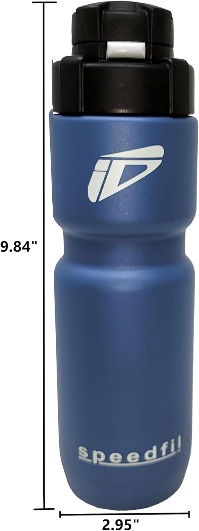 Speedfil Speedflask 21 oz. Vacuum Insulated Stainless Steel Cycling Sports Water Bottle with NEW Bounce Back Lid 2.0 (blue)