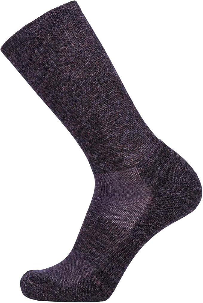 EnerWear 4 Pack Women's Merino Wool Outdoor Hiking Trail Crew Sock