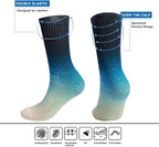 EnerWear 4 Pack Women's Merino Wool Outdoor Hiking Trail Crew Sock