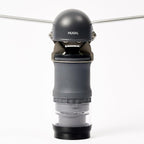 V4 Portable Lever Espresso Maker – Manual Espresso Machine with 51mm Ridgeless Filter Basket, Double Shot, Non-Pressurized, Perfect for Camping & Travel – by HUGH (Pressurized Filter)