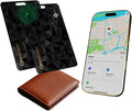 【2 Pack】 OMNIGEARI (iOS Only) 2025 New Wallet Tracker Card for Apple Find My [Apple MFi Certified] 0.07 inch Super Slim 1 Year Battery Bluetooth Smart Finder GPS Item Locator for iPhone iPad