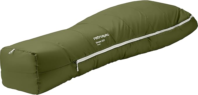 Retrospec Dream Sleeping Bag - 5, 15, 30 Mummy for Camping, Insulated Cold Weather, Lightweight Stuff Sack, Water-Resistant, Adjustable Draw Cords, Adult